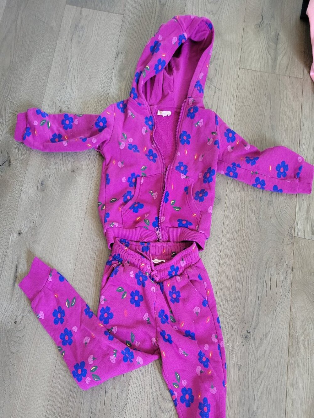 Ensemble 4-5 ans Pantalon doublé doux et veste sweat shirt DPAM - neuf